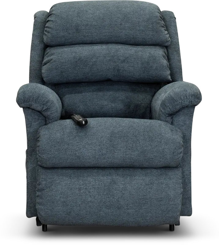 Denim Blue Luxury Reclining Lift Chair - Astor