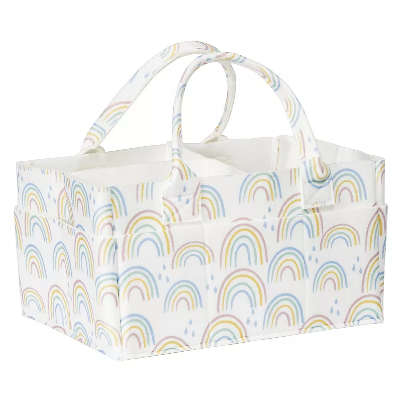 Sammy and Lou Painted Rainbow Felt Storage Caddy