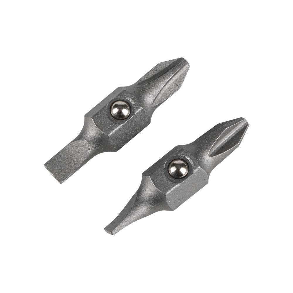 Klein Tools #2 Phillips and 316 in. Slotted Replacement Bits (2-Piece) 32412