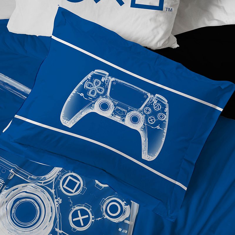 PlayStation X Ray Queen Bedding Set with Sham