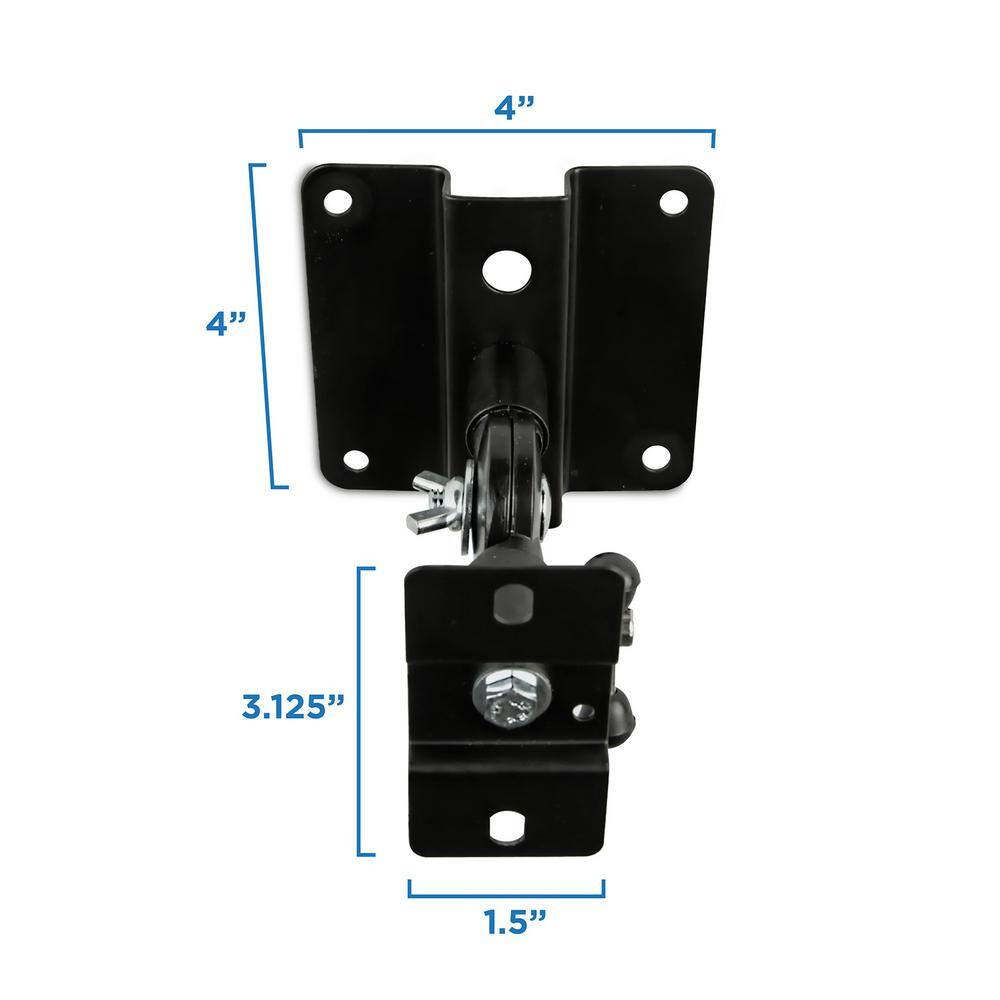 mount-it! Heavy-Duty Universal Speaker Mounts for WallsCeiling Black MI-SB03