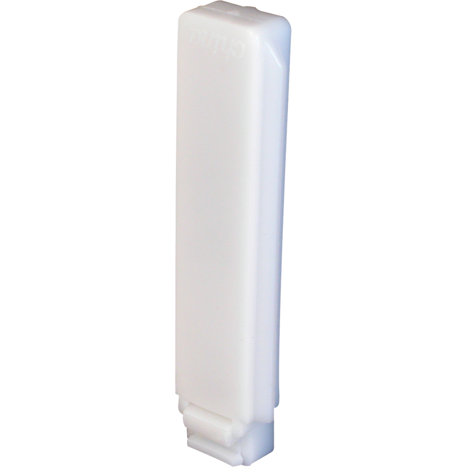 Prime-Line Matte White Plastic Guide 2 pc