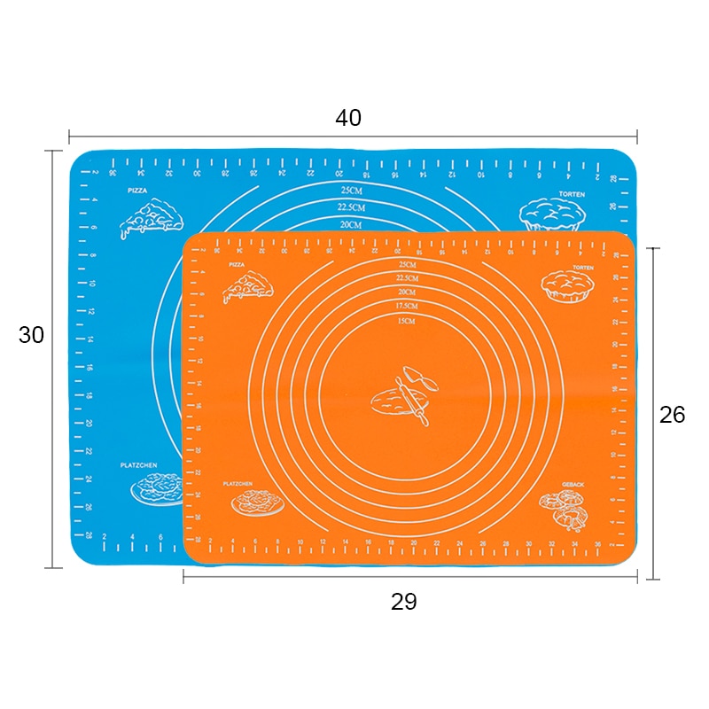 Silicone Non-stick Silicone Thickening Mat Rolling Dough