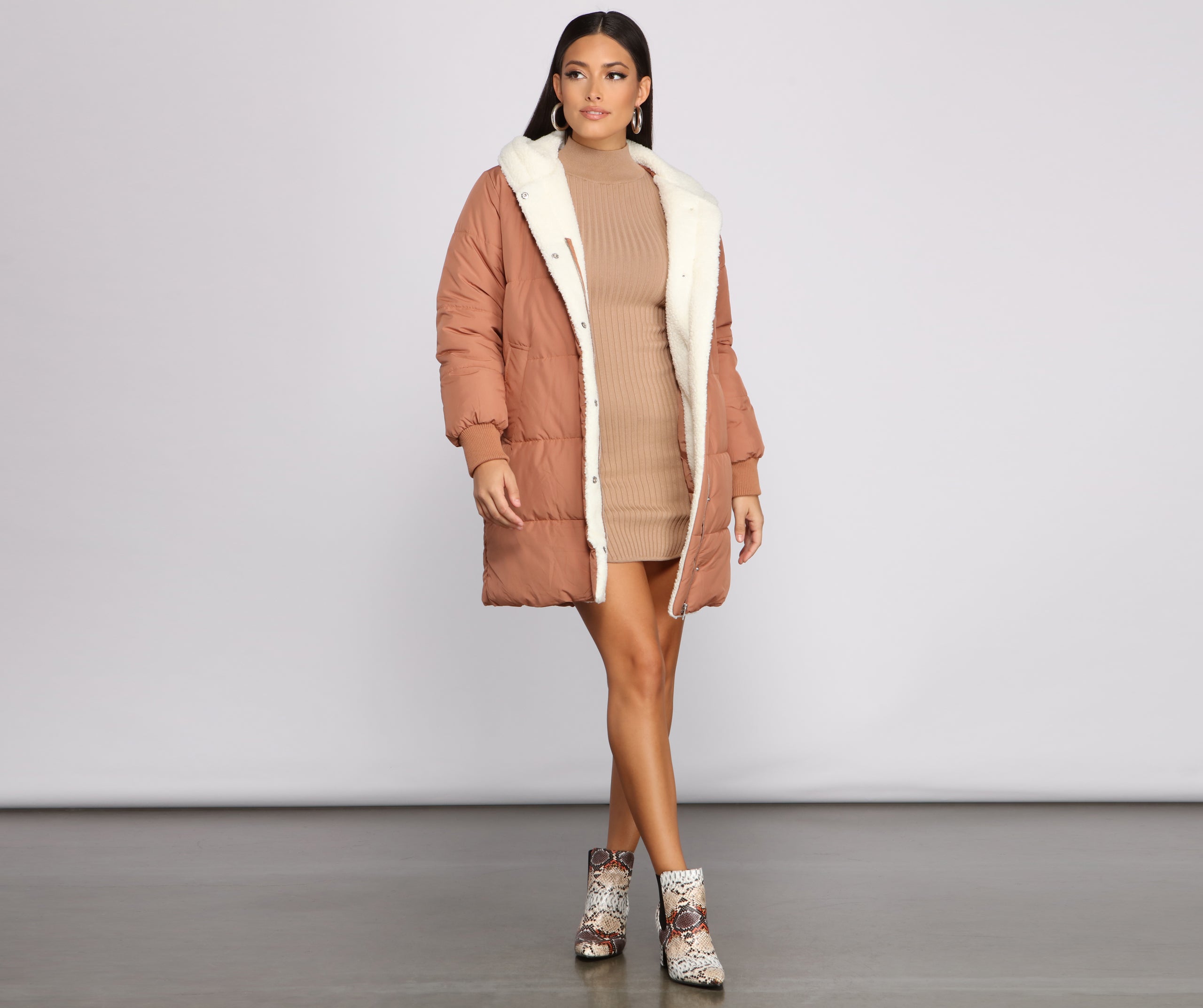 Cozy Up Long Line Puffer Jacket