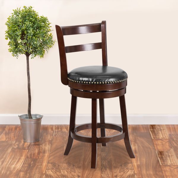 Flash Furniture 26'' Counter Height Stool with Swivel Seat