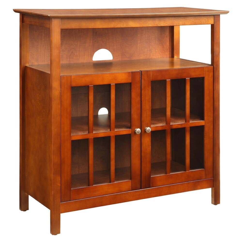 Convenience Concepts Big Sur Highboy 40 inch TV Stand with Storage Cabinets