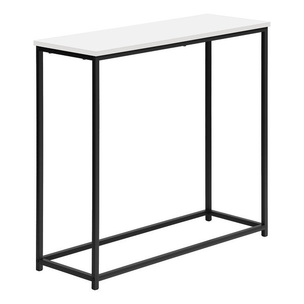 Accent Table， Console， Entryway， Narrow， Sofa， Living Room， Bedroom， Metal， Laminate， Contemporary， Modern