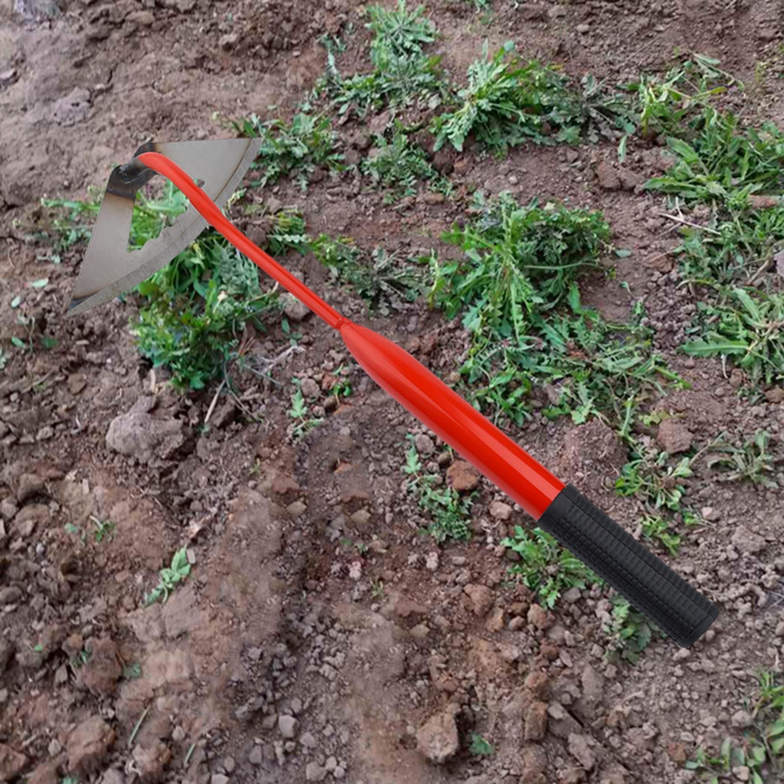 Hoe with Handle, Garden Tool for Digging, Weeding, Gardening and 17cm