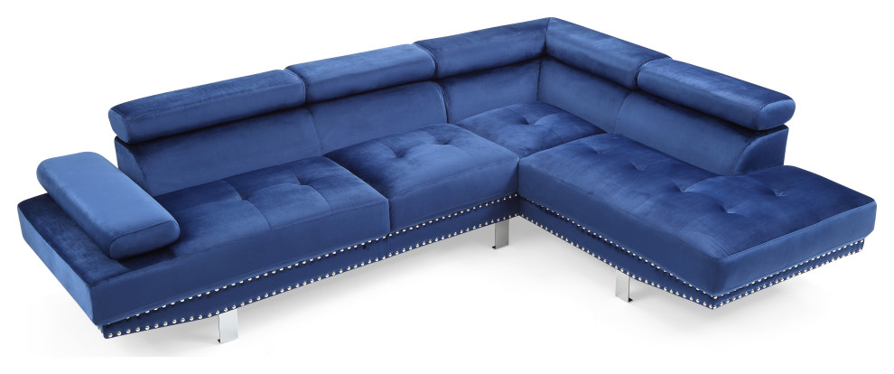 Derek Sectional   Contemporary   Sectional Sofas   by Glory Furniture  Houzz