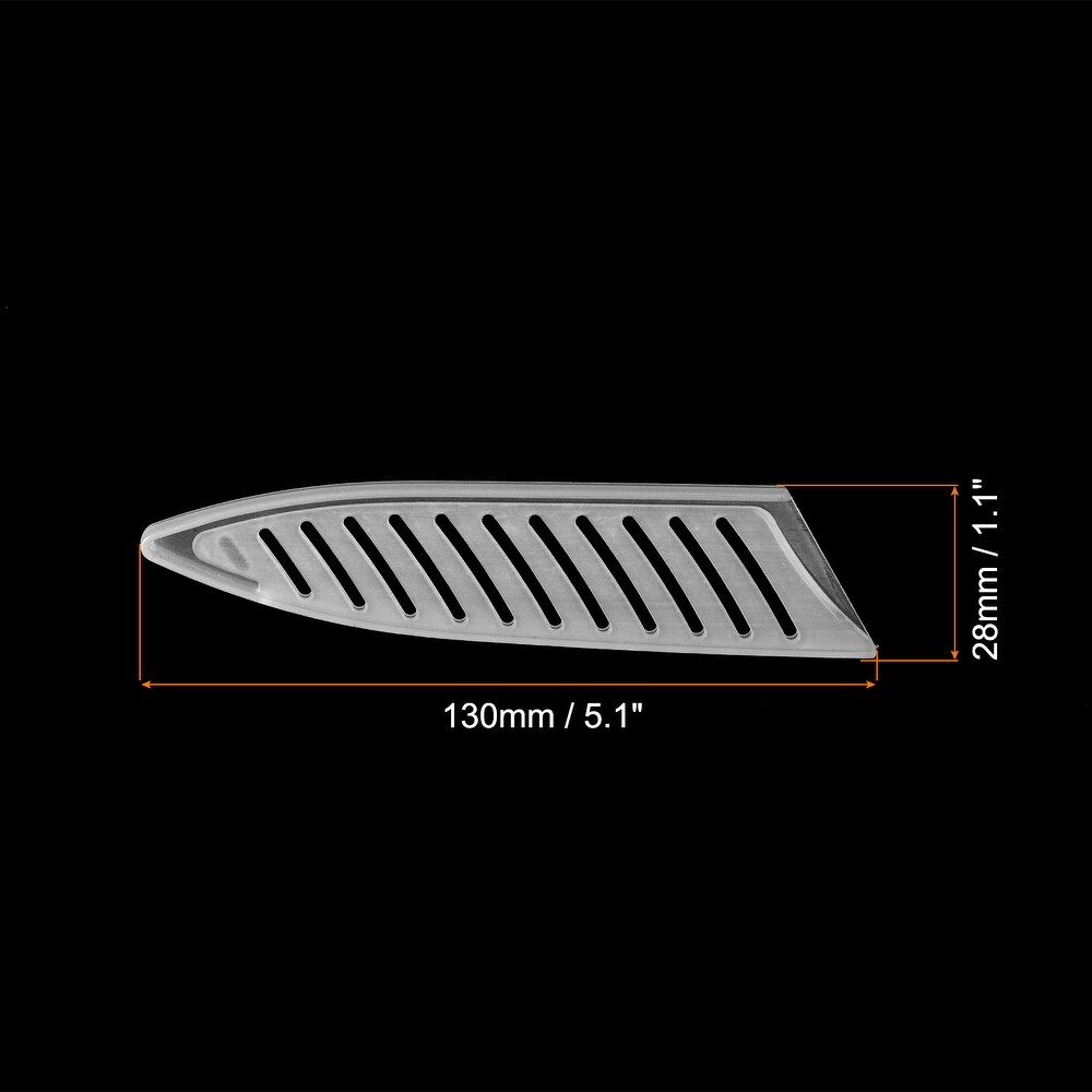 2Pcs PP Kitchen Knife Sheath Cover Sleeves for Paring Knife  White