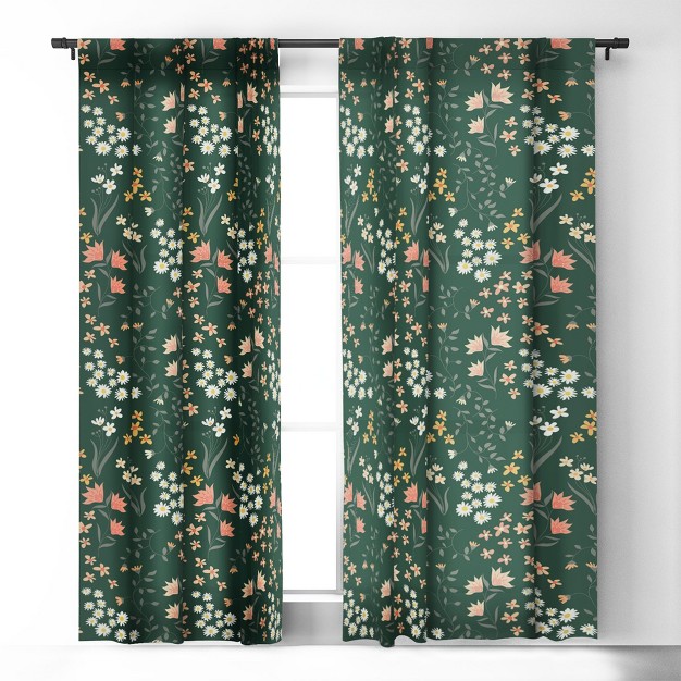 1pc Blackout Window Curtain Panel Deny Designs