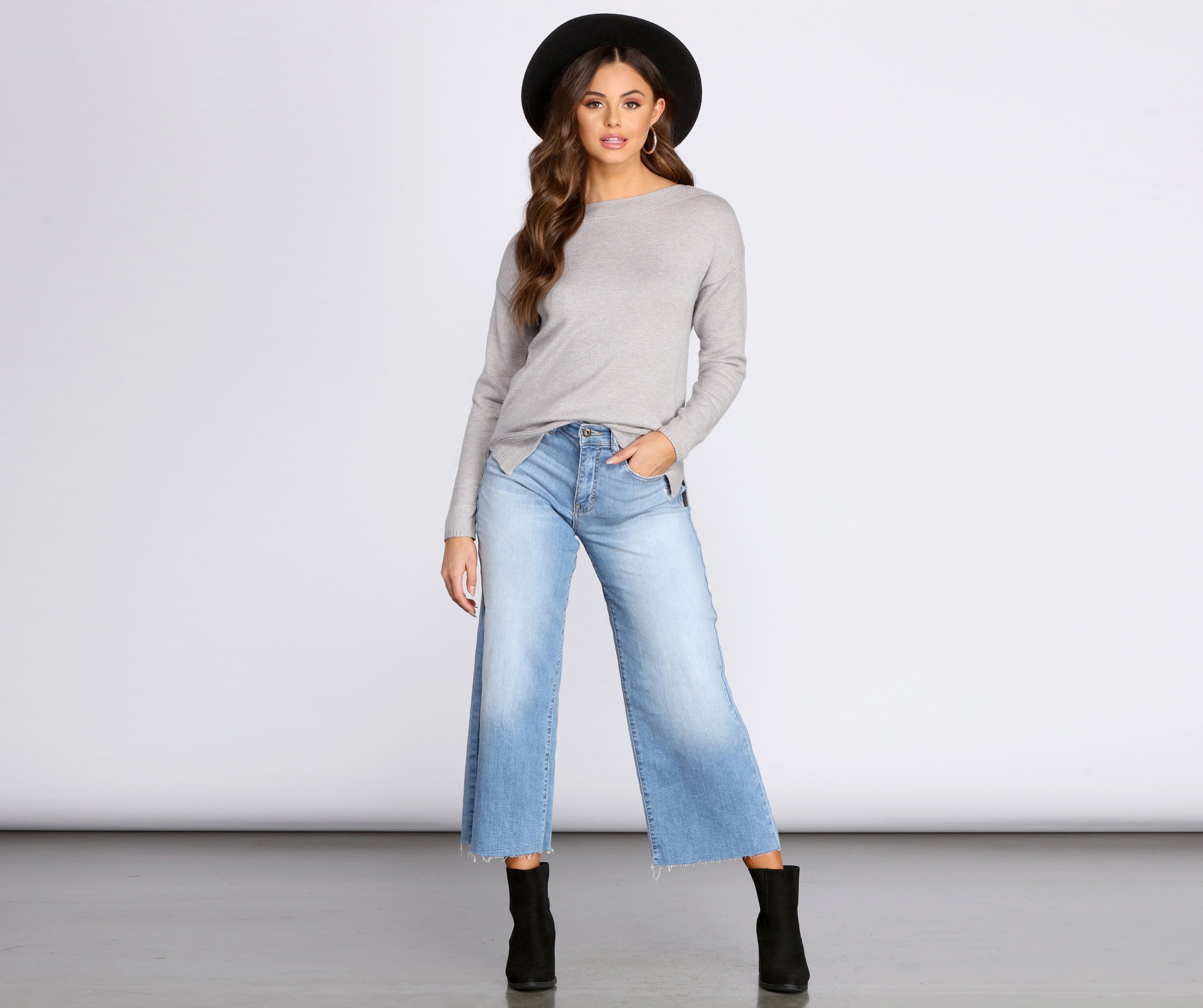 Classic Chic Dolman Sleeve Sweater