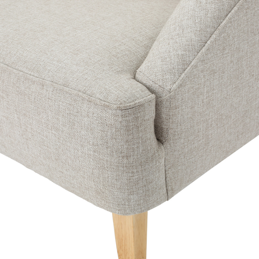 GDF Studio Jasper Mid Century Modern Fabric Loveseat   Transitional   Loveseats   by GDFStudio  Houzz