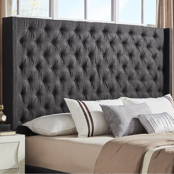 Naples Button-tufted Wingback Headboard only by iNSPIRE Q Artisan - - 19511535