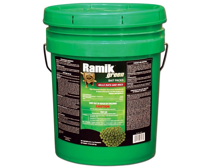 Ramik Rat  Mouse Bait Packs， 15lb - 116305