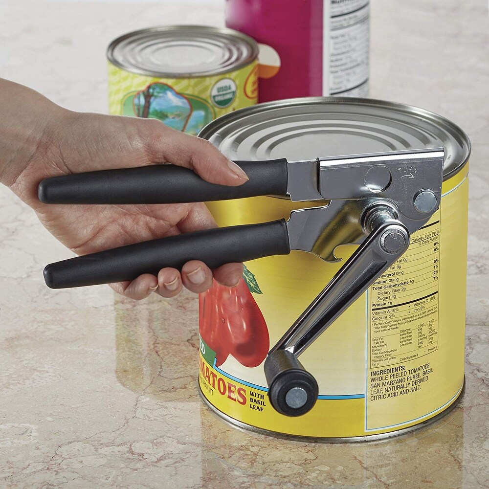 Swing A Way Easy Crank Can Opener with Crank Handle  Black