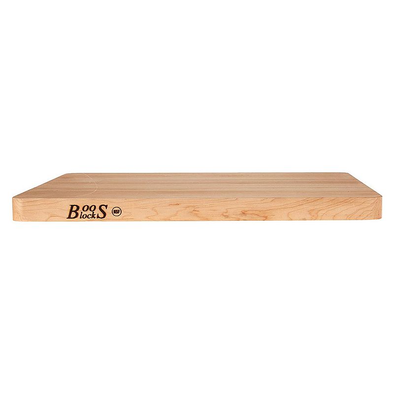 John Boos Maple Wood Chop N Slice Reversible Cutting Board， 16 x 10 x 1 Inches