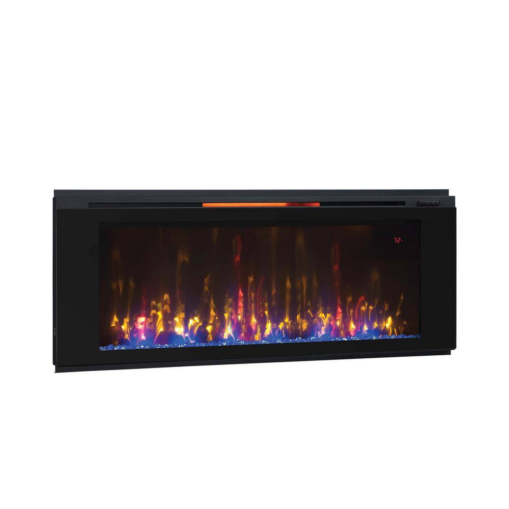 Classic Flame Helen 48 in. Wall-Mount Electric Fireplace in Black 48HF320FGT