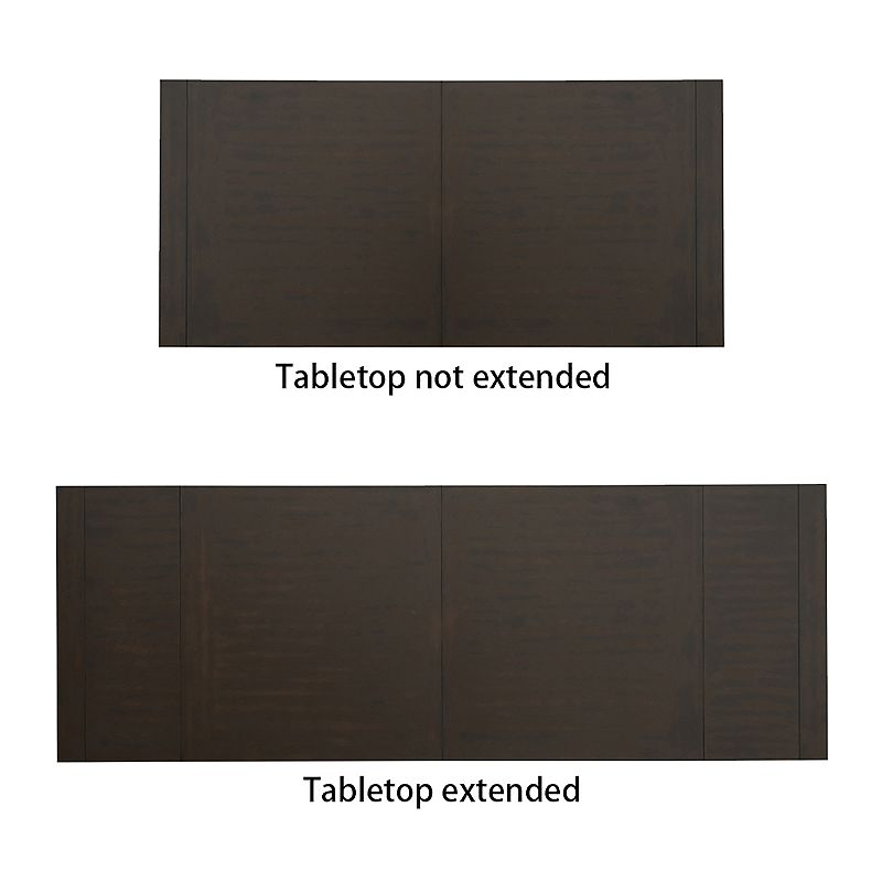 Madison Park Garett Rectangle Extendable Dining Table