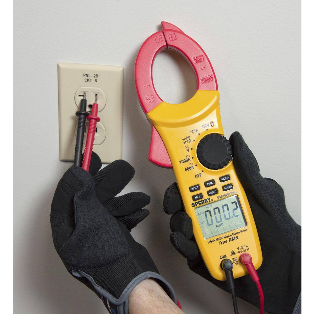 Sperry 10-Function 27 Auto-Range True RMS Digital Snap-Around Clamp Meter DSA1020TRMS