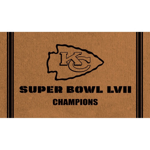 Kansas City Chiefs Sb 57 Coir Mat 1c