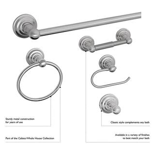 Design House Calisto Single Robe Hook in Satin Nickel 538389