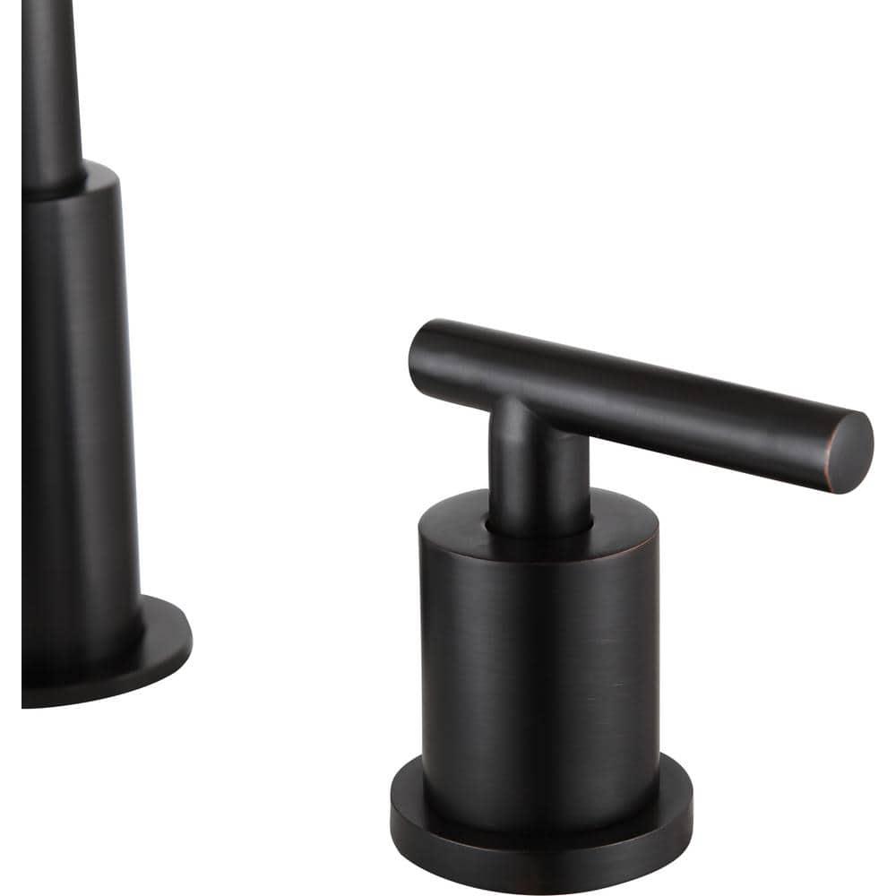 ANZZI Roman 8 in Widespread 2Handle Bathroom Faucet in Oil Rubbed Bronze