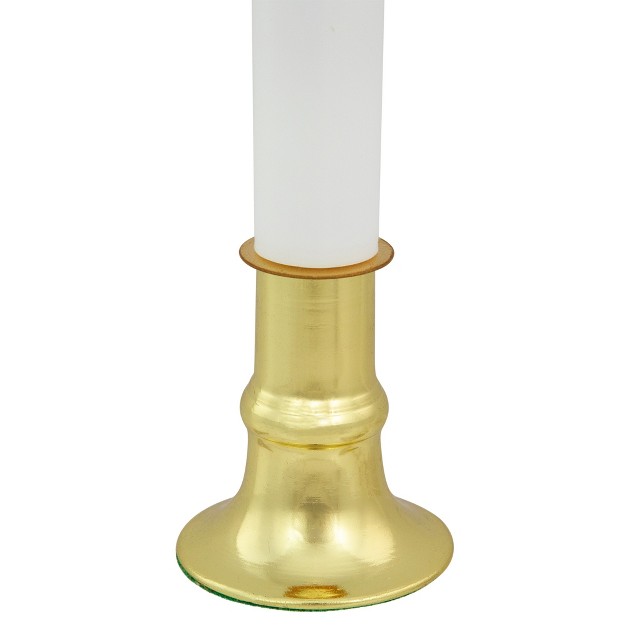 White And Gold C7 Light Christmas Candle Lamp With Timer