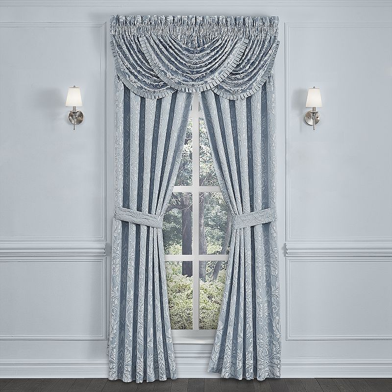 Five Queens Court Madeline 84 Set of 2 Window Curtain Panels