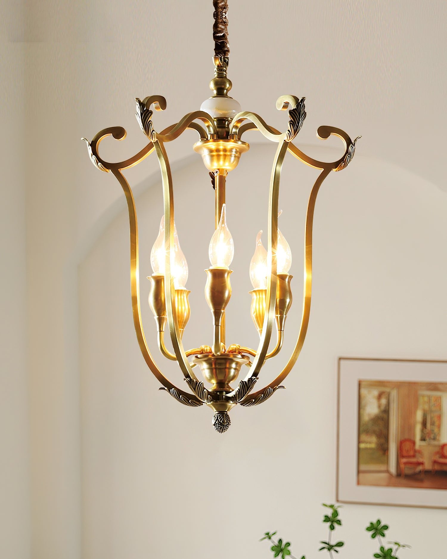 Farmhouse Lantern Chandelier