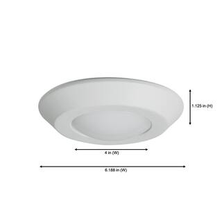 Halo 4 in. 2700K-5000K Tunable Smart Integrated LED Recessed Ceiling Mount Light Trim (6-Pack) BLD4HH-6PK