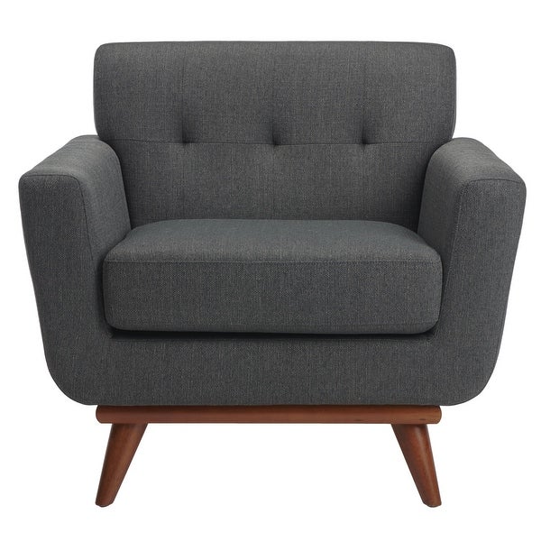 SAFAVIEH Couture Opal Mid-Century Modern Tufted Arm Chair