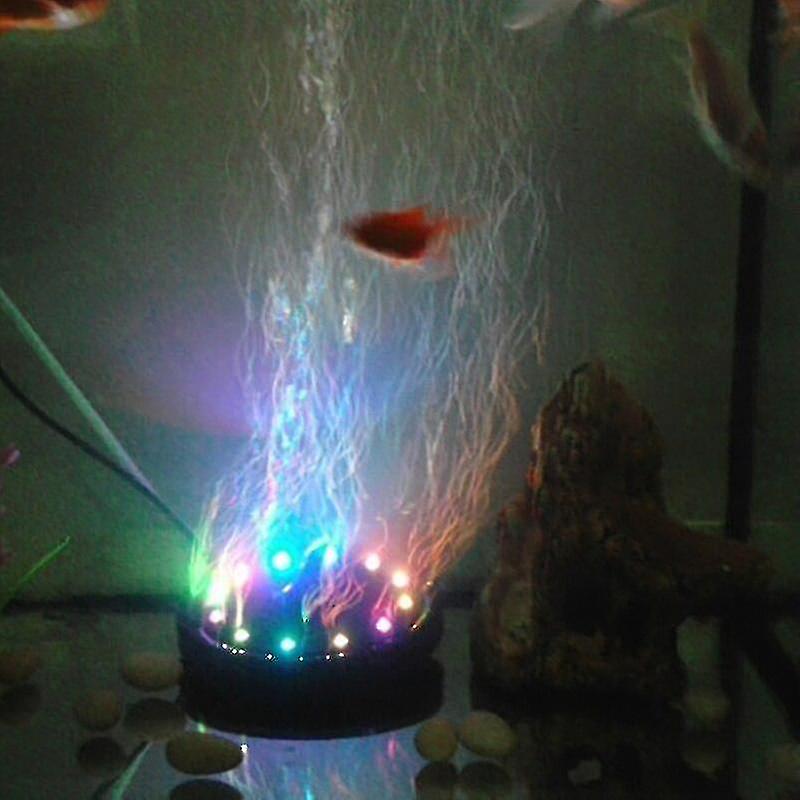 Aquarium Lighting Submersible Led Bubble Air Light Colorful Aquarium Decoration Fish Tank Bubbler La