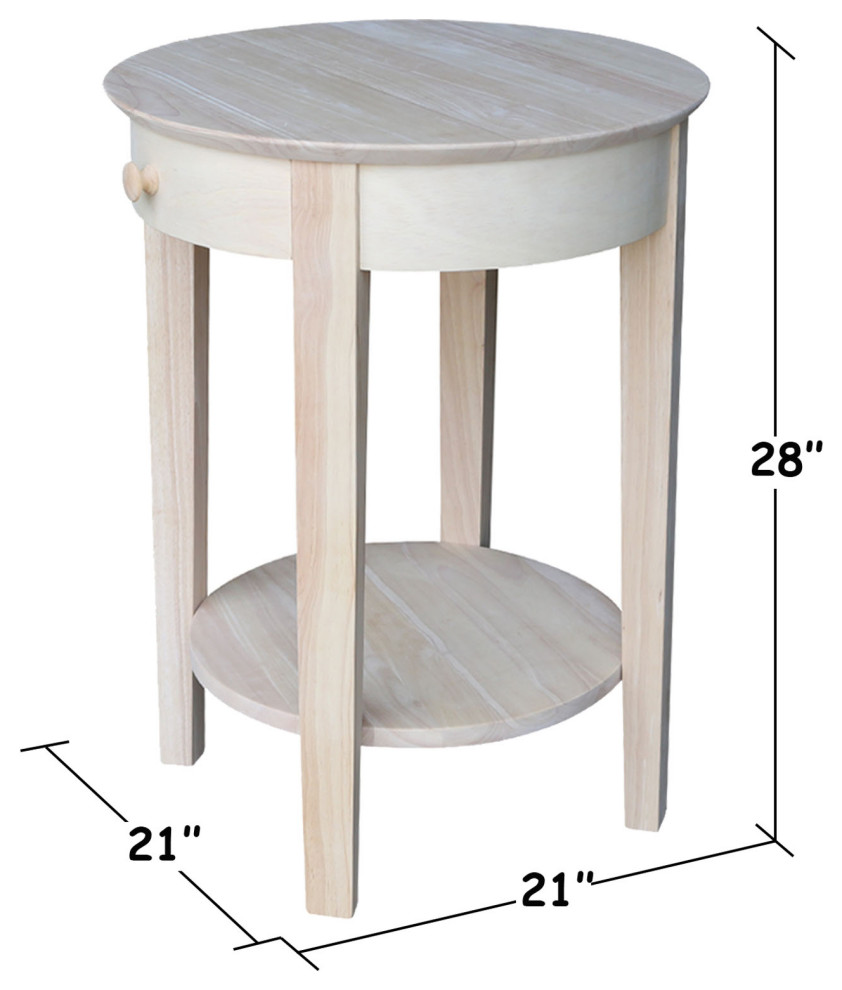 Mission Entry Table   Transitional   Side Tables And End Tables   by International Concepts  Houzz