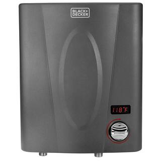 BLACK+DECKER 11 kW 1.99 GPM Residential Electric Tankless Water Heater Ideal for 1 Shower or Up to 2 Simultaneous applications BD-11HD