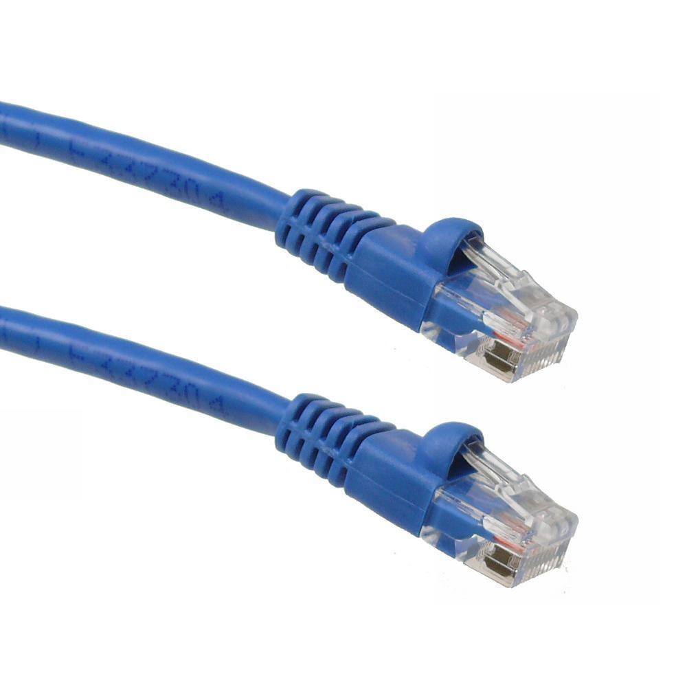 NTW 5 ft. Cat5e Snagless Unshielded (UTP) Network Patch Cable Blue 345-U5E-005BL