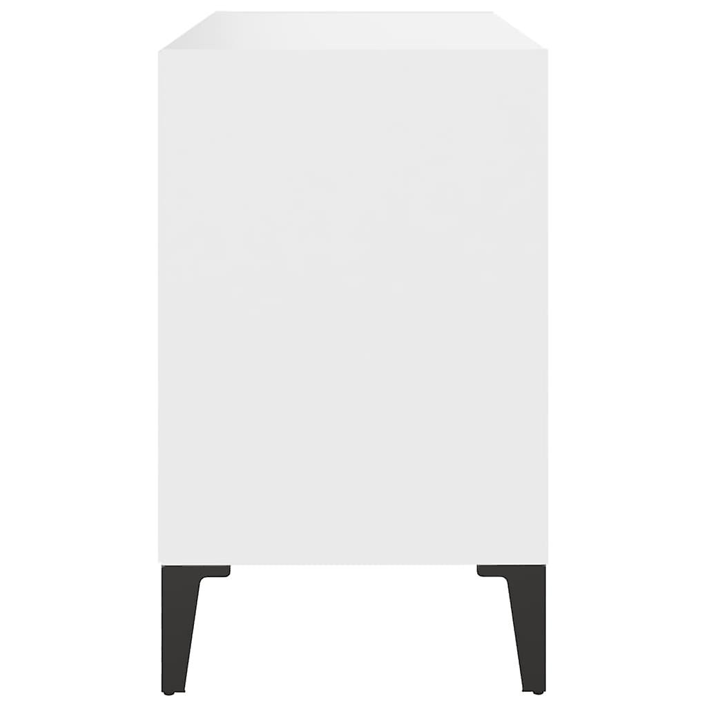 Tv Cabinet With Metal Legs White 69.5x30x50 Cm