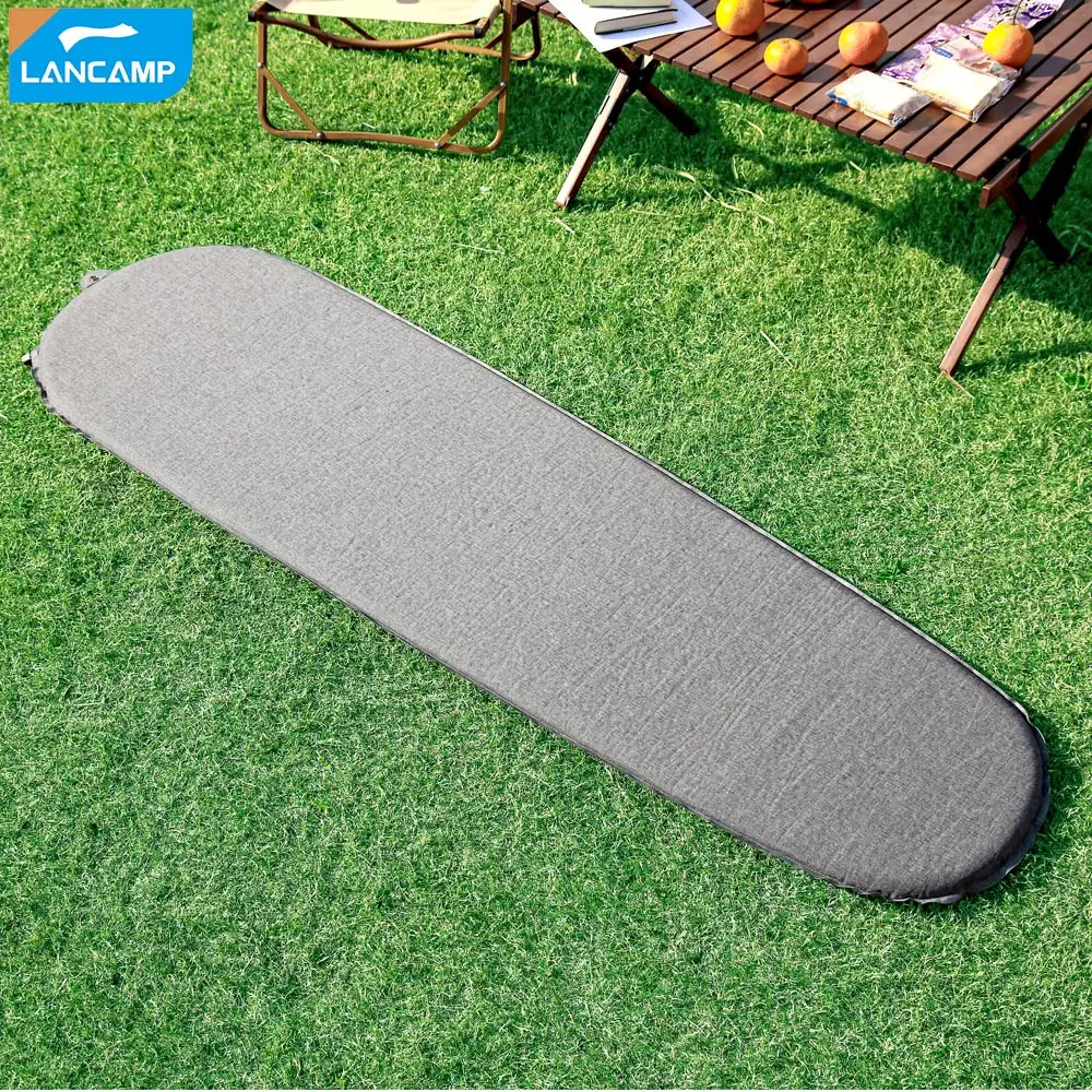 Outdoor self inflatable foam mattress lightweight portable picnic mat Waterproof camping sleeping mat pad