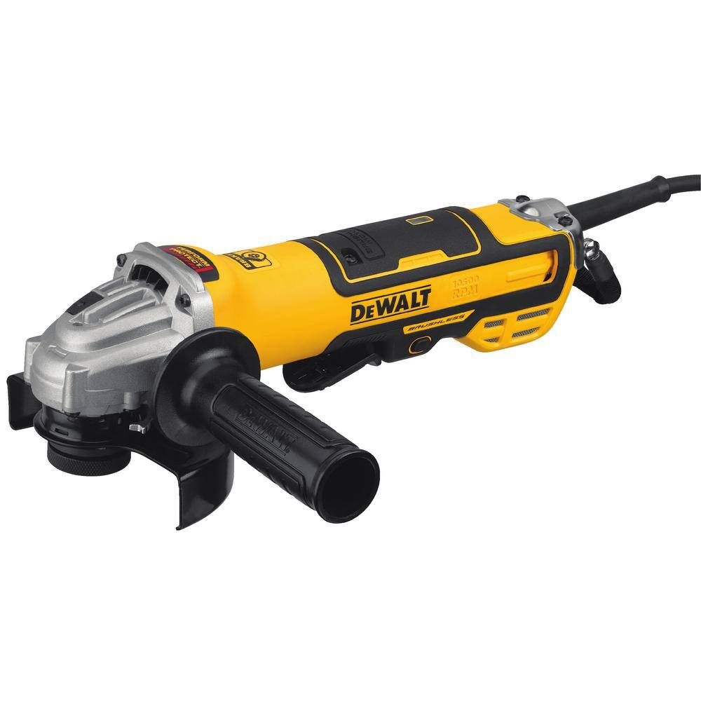 DW 13 Amp Corded 5 in. Brushless Angle Grinder with Paddle Switch DWE43214N