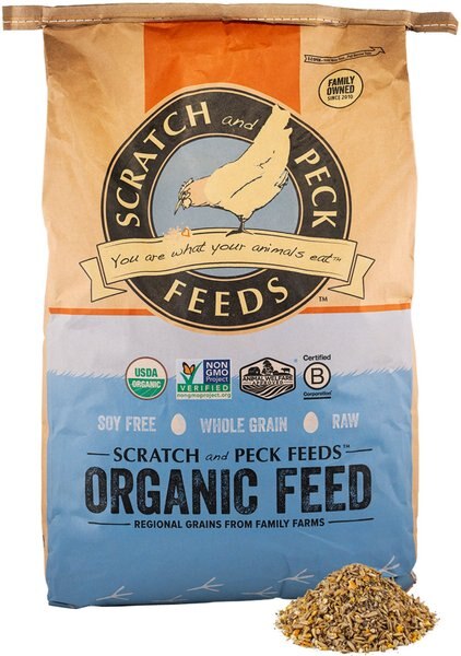 Scratch and Peck Feeds Organic Goat Feed， 40-lb bag