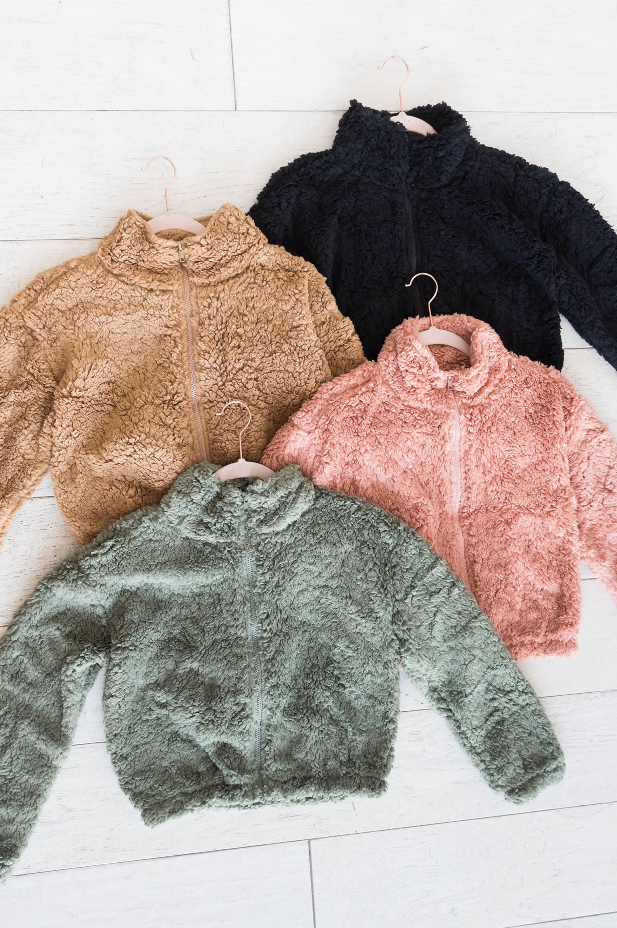 Let's Get Cozy Modest Fuzzy Zip Up Jacket