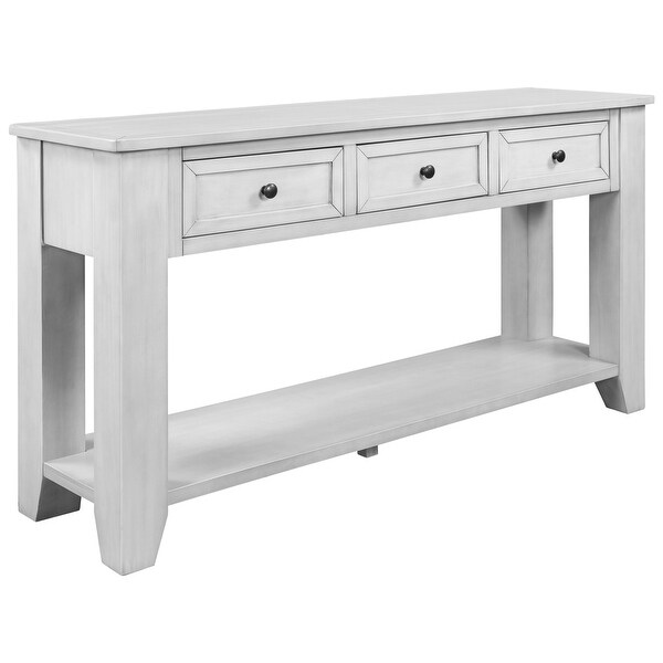 Console Table with 3 Drawers and 1 Shelf