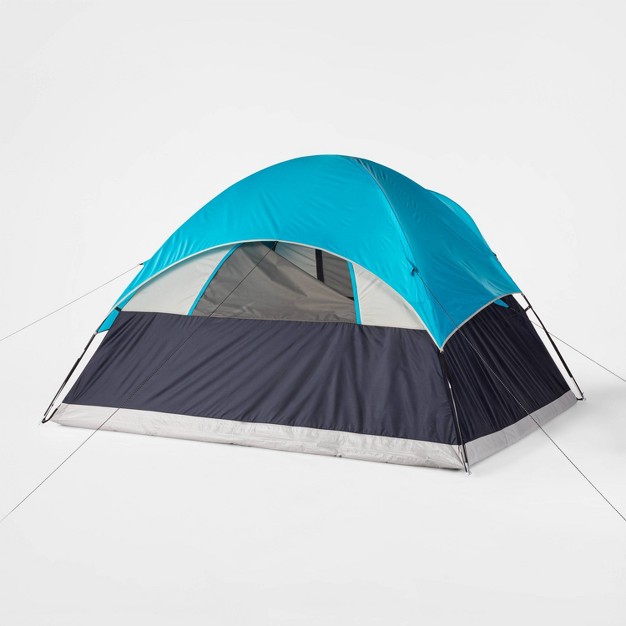 6 Person Dome Tent Blue