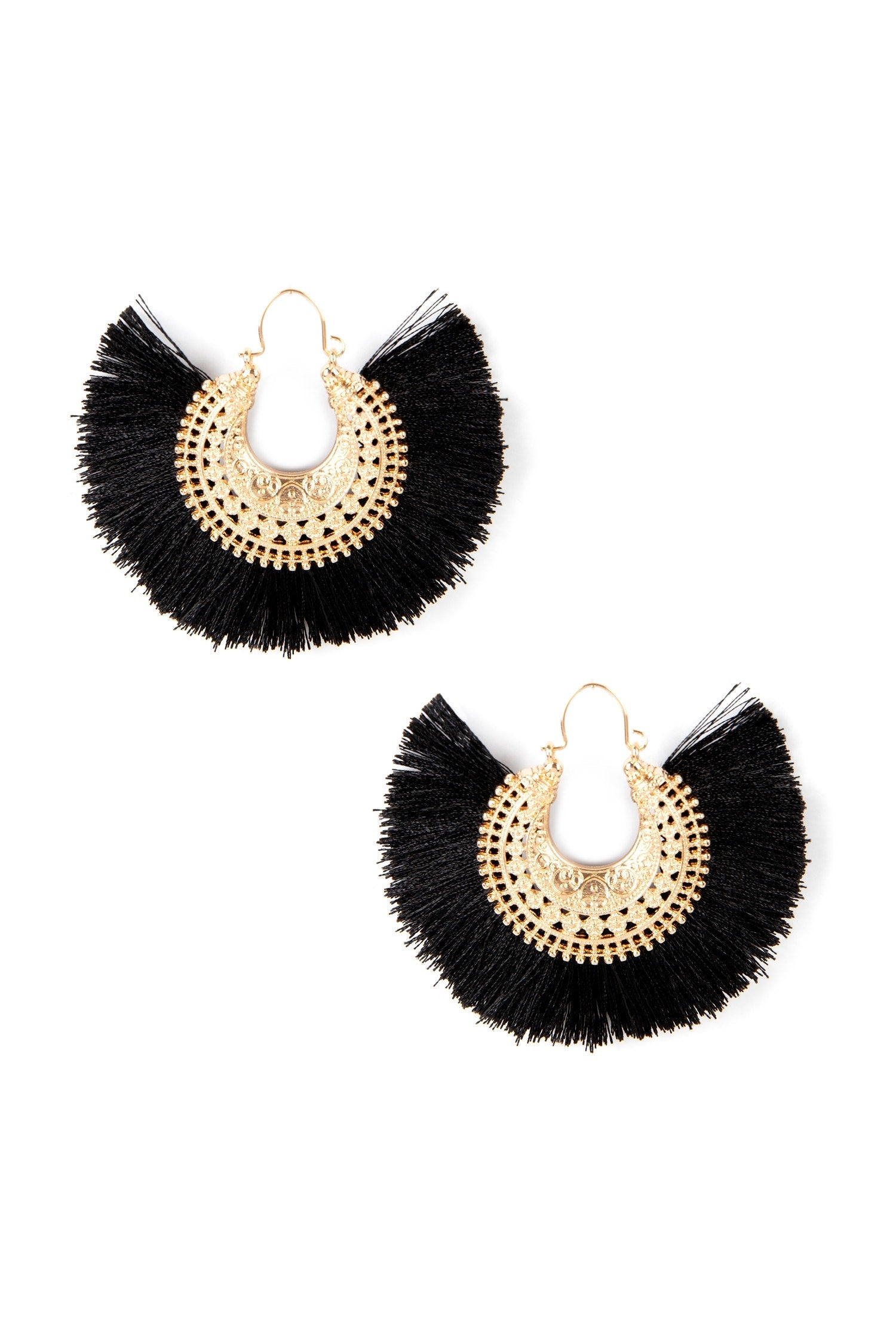 Major Fan Tassel Earrings