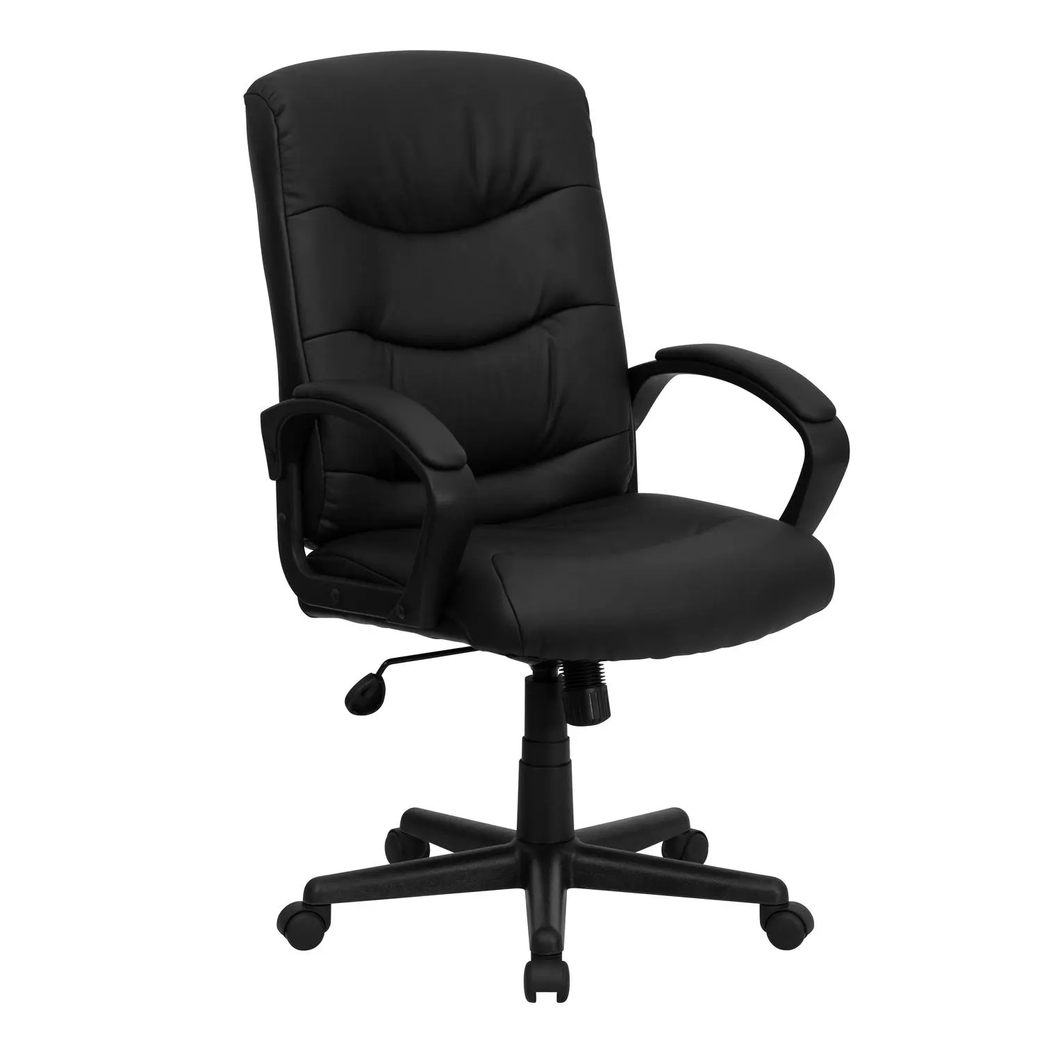 Black Leather Office Chair