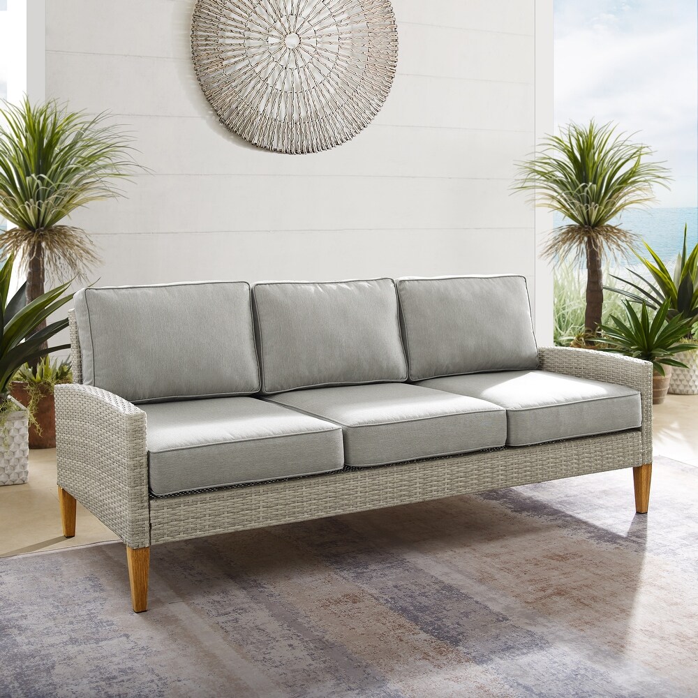 Capella Outdoor Wicker Sofa   33\