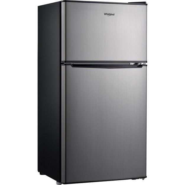 Whirlpool 4 0 Cu Ft Refrigerator Wh40s1e Stainless Steel