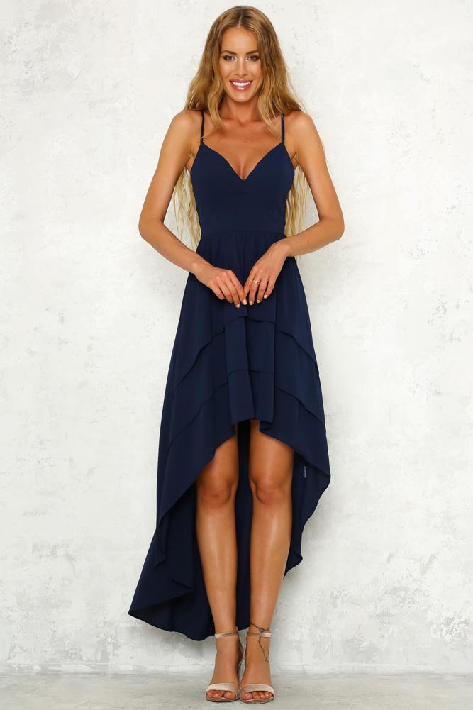 Good Luck Charm Maxi Dress Navy