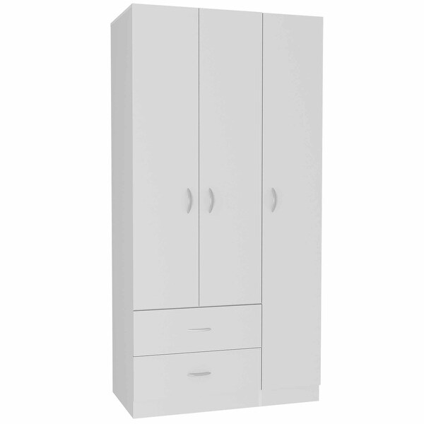 2-Drawer and 3-Door Armoire - - 37279328