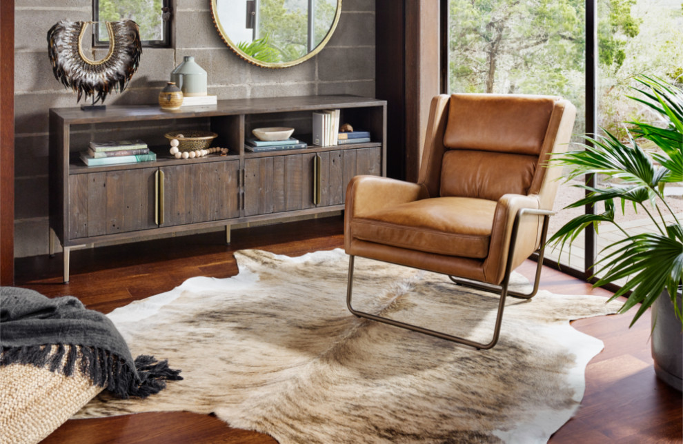 Wilbert Living Chair   Industrial   Armchairs And Accent Chairs   by Marco Polo Imports  Houzz